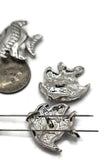 Bring underwater style to your handmade creations with these fish-shaped 2-hole slider beads. Each bead is styled in antique silver with wave textures for a lifelike, oceanic feel. Their sturdy dual-hole structure provides balance, making them perfect for wide bracelets, chokers, or nautical necklaces. Ideal for coastal jewelry collections, boho festival accessories, or gifts for sea lovers who adore fish and ocean motifs.
