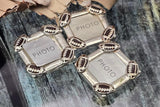 Get ready for game day with our football photo frame 2‑hole slider beads. These unique metal frames let you insert a small photo, protected by a plastic cover. Ideal for sports fan jewelry, team spirit bracelets, or personalized necklaces. Use both holes for double strands or one for flexible designs. Find these rare jewelry findings for your next DIY project.