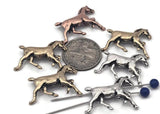 These running horse sliders make instant focal beads for double‑strand bracelets and chokers. Mixed‑metal finishes coordinate with any findings. Use as structured spacers or strand separators in bead‑loom cuffs. Great for country chic, ranch wedding, and southwestern styles. Create quick, giftable sets that sell at craft fairs and online.