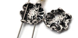 Sparkling floral 2‑hole slider beads with clear crystal centers deliver a perfect blend of elegance and functionality. The antique silver tone highlights the rich petal texture. Ideal for bracelets, chokers, or anklets where symmetry and polish matter. Great for wedding jewelry, gemstone combinations, or seasonal spring and summer accessories.