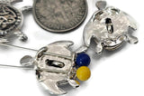 These polished silver sea turtle 2‑hole slider beads stand out with detailed Celtic knotwork shells. They bring heritage symbolism and ocean charm to double‑strand bracelets. The smooth silver tone suits coastal, boho, or mindfulness jewelry focused on protection, peace, and universal connection. Perfect for creative jewelry artisans.