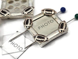Show your team spirit with these football photo frame slider beads! Each silver‑tone metal frame holds a tiny picture, secured by a clear plastic cover. Perfect for football season, player gifts, or sports mom jewelry. Use as bracelet connectors, necklace focals, or unique charm additions. Search for "football jewelry supplies" or "sports photo frame beads" to find these must‑have components.
