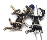 Running horse beads—true 2‑hole sliders—deliver a bold centerpiece without bulk. Use as pendant bar charms across a choker or as spacers in double‑strand cuffs. Antique silver and brass tones evoke vintage belt buckles; copper warms up boho stacks. A must‑have focal for horse‑lover gifts and western bracelets.