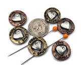 Fall in love with your designs using these metal 2‑hole LOVE slider beads. Their dual holes make them excellent connectors or centers for multi‑strand bracelets. Combine with gemstone beads, crystals, or accent charms for an elegant, layered look. With engraved “LOVE” lettering, a silver heart, and rhinestone sparkle, these beads are versatile metal findings for bracelets, necklaces, keychains, and craft projects.