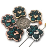 These heart‑paw two‑hole slider beads make standout focal beads in pet jewelry. Slide across two cords or beading paths for a centered, no‑spin fit. Perfect bracelet beads and necklace beads with seed beads, Czech fire‑polish, pearls, and gemstone chips. Use as wide spacer beads in stackable bracelets. Great for DIY dog rescue fundraisers and personalized gifts.