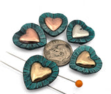 Craft love‑inspired jewelry with these textured heart 2 hole slider beads. Each metal bead features a smooth center heart framed by a dimensional border, creating instant visual interest. Use as focal beads on leather bracelets, wrap bracelets, or bead‑woven bands with seed beads, Czech glass, crystals, and gemstone chips. Perfect bracelet beads and necklace beads for romantic designs, friendship bracelets, and boho stacks—versatile jewelry making beads and beading components.