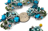 Blue zircon cube 2‑hole slider beads add sophisticated sparkle to handmade jewelry. The dual holes stabilize leather cuffs and bead‑woven bands so the focal stays centered. Combine with seed beads, pearls, Czech glass, or crystal accents for balanced designs. Great as focal beads, bracelet beads, and necklace beads for elegant, boho, and everyday statement accessories.