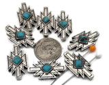 Bold geometric 2‑hole slider beads with a turquoise‑style center add instant Southwestern style to handmade jewelry. Designed with two parallel holes, these metal beads stay centered on leather, cord, or bead‑woven bands. Use as focal beads or wide spacer beads with seed beads, crystals, Czech glass, and tiger eye chips. Ideal bracelet beads and necklace beads for Western jewelry, festival wear, and statement accessories.