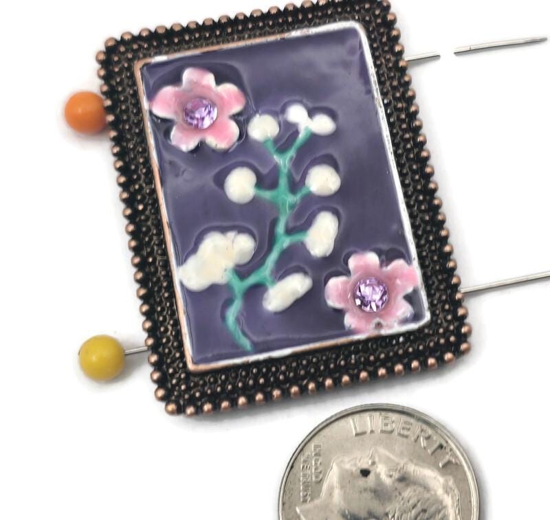 2 hole slider beads (Qty 1) Large Silver Metal Floral Flower Focal Finding Crafting, Beading Jewelry Making Bracelets or Necklaces 836-M11