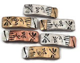 2 hole slider beads (qty 6) Dragonfly Spacer Beads Perfect for Jewelry Designs, Bracelets and Necklaces 496-N4