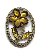 2 Hole Slider Bead (1 pcs) Large Flower Floral Jewelry Making, Crafting Beading into Bracelets, Necklaces or Earrings 830-M18