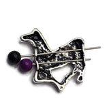 Silver Western Horse Slider Beads: Equestrian Jewelry Making (Qty 11) 165-F13