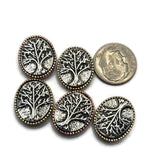 Add meaningful detail to your jewelry designs with these Tree of Life 2 Hole Slider Beads. Featuring antique brass and antique copper finishes with raised tree designs, these focal beads symbolize growth, strength, and connection. Perfect for bracelet making, necklace designs, pendants, and artisan jewelry, their dual-hole construction makes them ideal for multi-strand jewelry, bead weaving, and custom handmade jewelry projects inspired by nature.