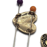 Designed for jewelry makers who appreciate timeless details, these bright gold Heart Slider Beads feature a raised textured heart surrounded by antique-inspired accents. Their dual-hole construction provides excellent alignment for bracelet making, necklace designs, earrings, and decorative pendants. These Jewelry Components blend beautifully into Western, farmhouse, romantic, artisan, and vintage-inspired jewelry collections while creating professional-looking finished pieces.
