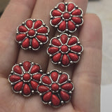 2 hole Slider Beads (Qty 5) Silver Metal Western Focal Crafting Beading Jewelry Making into Necklaces, Bracelets, Findings 944-N3