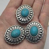 2 Hole Slider Beads (3 pc) Western Faux Turquoise Focals for Jewelry Making, Crafting or Beading into Necklaces Bracelets Earrings 950-N4
