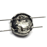 2 hole slider beads (Qty 4) with Palm Trees for Jewelry Making, Beading or Crafting into Necklaces, Bracelets - Finding Spacer 952-N4