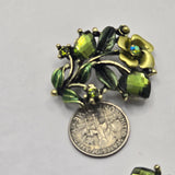 These antique silver Floral 2 Hole Slider Beads combine faceted crystals, enamel flowers, and decorative leaves into eye-catching metal focal beads for jewelry making. Perfect for multi-strand bracelets, necklaces, and artisan jewelry, they pair beautifully with Czech glass, freshwater pearls, natural stone beads, and leather to create botanical designs with rich texture and lasting elegance.