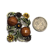 Add timeless elegance to your jewelry designs with these Floral 2 Hole Slider Beads. Featuring ornate flowers, leafy vines, faceted stones, and an antique gold finish, these decorative metal beads create stunning focal beads for bracelets, necklaces, earrings, and mixed-media jewelry. Their two-hole construction keeps strands aligned while adding beautiful botanical detail to every handcrafted design.