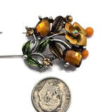 These Floral 2 Hole Slider Beads feature elegant flowers, decorative leaves, sparkling crystals, and an antique silver finish for a sophisticated botanical look. Designed as decorative metal focal beads, they are ideal for bracelets, necklaces, earrings, and multi-strand jewelry. Pair them with natural stone beads, Czech glass, pearls, or leather to create beautiful handmade jewelry with timeless floral style.