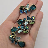 2 hole slider beads (Qty 4) Unique Metal Beads for Jewelry Making, Beading, or Crafting into Necklaces, Bracelets Flower Floral 817-N4 FST