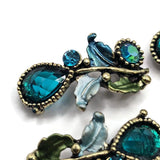 2 hole slider beads (Qty 4) Unique Metal Beads for Jewelry Making, Beading, or Crafting into Necklaces, Bracelets Flower Floral 817-N4 FST