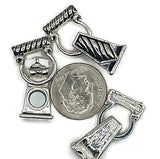 Double‑strand fold over magnetic clasps designed for secure alignment. Each end block has two precisely drilled holes; the back has cutouts to hide knots and crimp beads. Click‑to‑lock lid offers dependable wear. Use as jewelry clasps on crystal bracelets, seed‑bead bands, and multi‑row necklaces. Smooth, snag‑resistant edges keep clothing and hair safe.