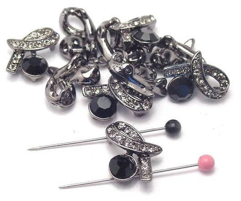10 rhinestone beads slider beads 3081-Q1