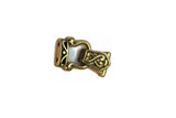 Double Strand 2 strand Gold Fold Over Magnetic Magnet Clasps 1133-clasp