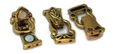 20 Double Strand 2 strand Gold Fold Over Magnetic Magnet Clasps 1133-clasp