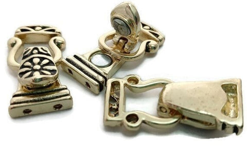 Magnetic Clasps Fold Over Magnetic Clasps Gold Magnetic Clasps for Jewelry Making, Bracelet Clasps, Necklace Clasps 9462