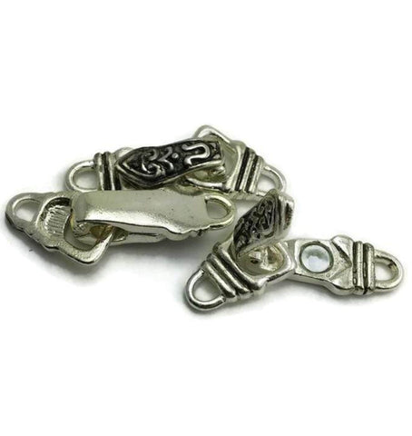 Silver Fold Over Magnetic Clasps Jewelry Making Clasps Clasps for Bracelets Clasps for Necklance Silver Clasps 4296