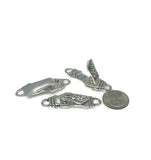 Fold Over Magnetic Clasps (Qty 10) Silver Clasps Single Strand Clasp Clasps for Jewelry Making Bracelet Clasps Necklace Clasps 4296  Clasp