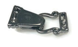 Fold Over Magnetic Clasps (Qty 4) Gun Metal Bracelet or Jewlry Making Double Strand 1213blk-4