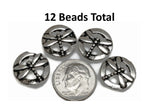 2 hole slider beads (Qty 12 ) Dragonfly Beads 2 hole spacer beads Beads Unique Beads Silver Beads Bracelet Beads Necklace Beads  321-N1 FST
